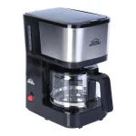 CAFETERA 6 TAZAS NEGRA V/VIDRIO HECM9420SS