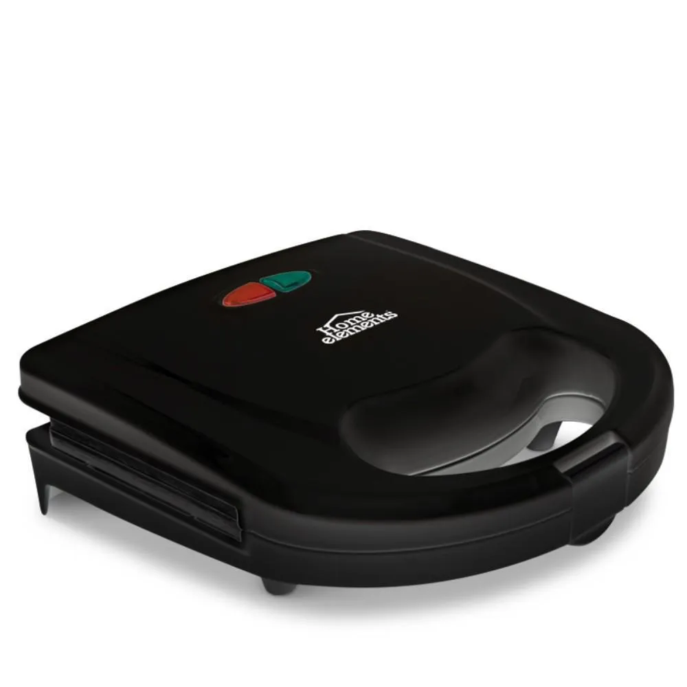 SANDUCHERA 2P HE SM117N NEGRA CON PLATOS GRILL ANTADH. - Imagen 4